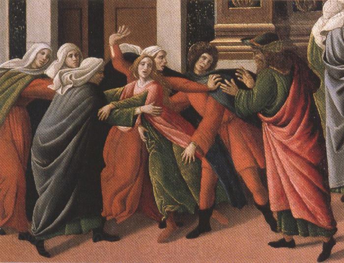Sandro Botticelli Stories of Virginia (mk360 Norge oil painting art